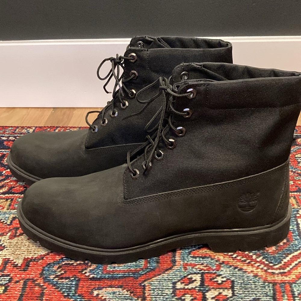 NEW Timberland Roll Top Boot Black 14 - Picture 2 of 7